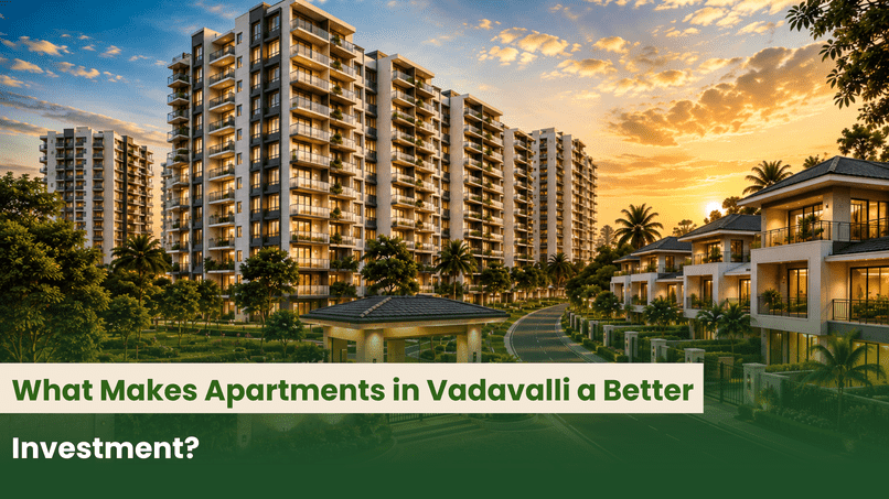 What Makes Apartments in Vadavalli a Better Investment?